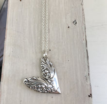 Spoon Heart Necklace - Evening Star - #4620