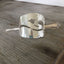 Hair barrette Stick Barrette made from upcycled silverplate cake server