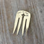 Upcycled vintage fork bookmark hand-stamped TURN TO PAGE 394 - Harry Potter inspired from silverware