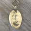 But First Coffee vintage spoon keychain handcrafted from upcycled antique silverware coffee enthusiast gift