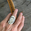 Women of Nature Celeste spoon ring size 7.5 - unique artisan statement jewelry shown on model
