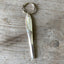 Vintage spoon handle keychain handcrafted from upcycled antique silverware