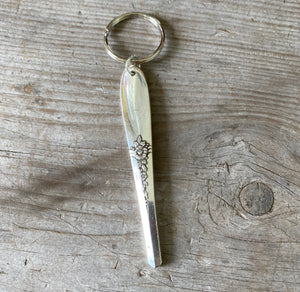 Spoon Handle Keychain - Monogrammed E - #4749