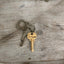 Stamped Key Necklace - FREE SPIRIT - #4760