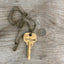 Stamped Key Necklace - FREE SPIRIT - #4760
