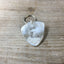 Floral Monogram Stamped Spoon Keychain "L"