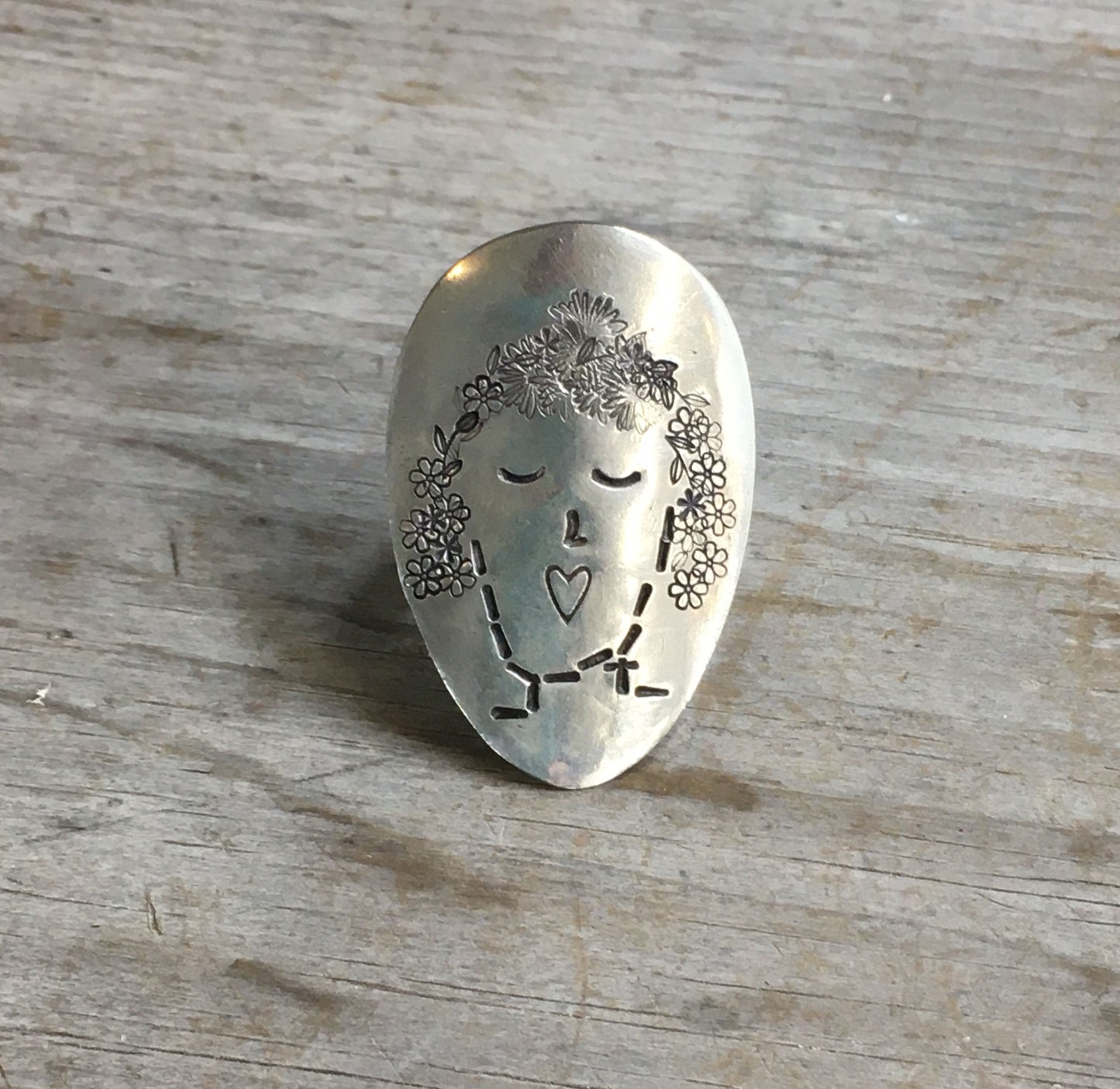 Women of Nature Spoon Ring - AVERY - Size 7.5