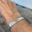 Spoon Cuff Bracelet Handstamped with word BADASS Shown on Model