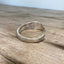 Alternate view of Upcycled silverware spoon cuff bracelet stamped BADASS