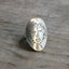 Handmade Women of Nature Willow spoon ring crafted from upcycled vintage silverplate demi-tasse spoon