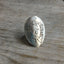 Women of Nature spoon ring - Stella design size 6.5 - handcrafted artisan silverware jewelry hand stamped design