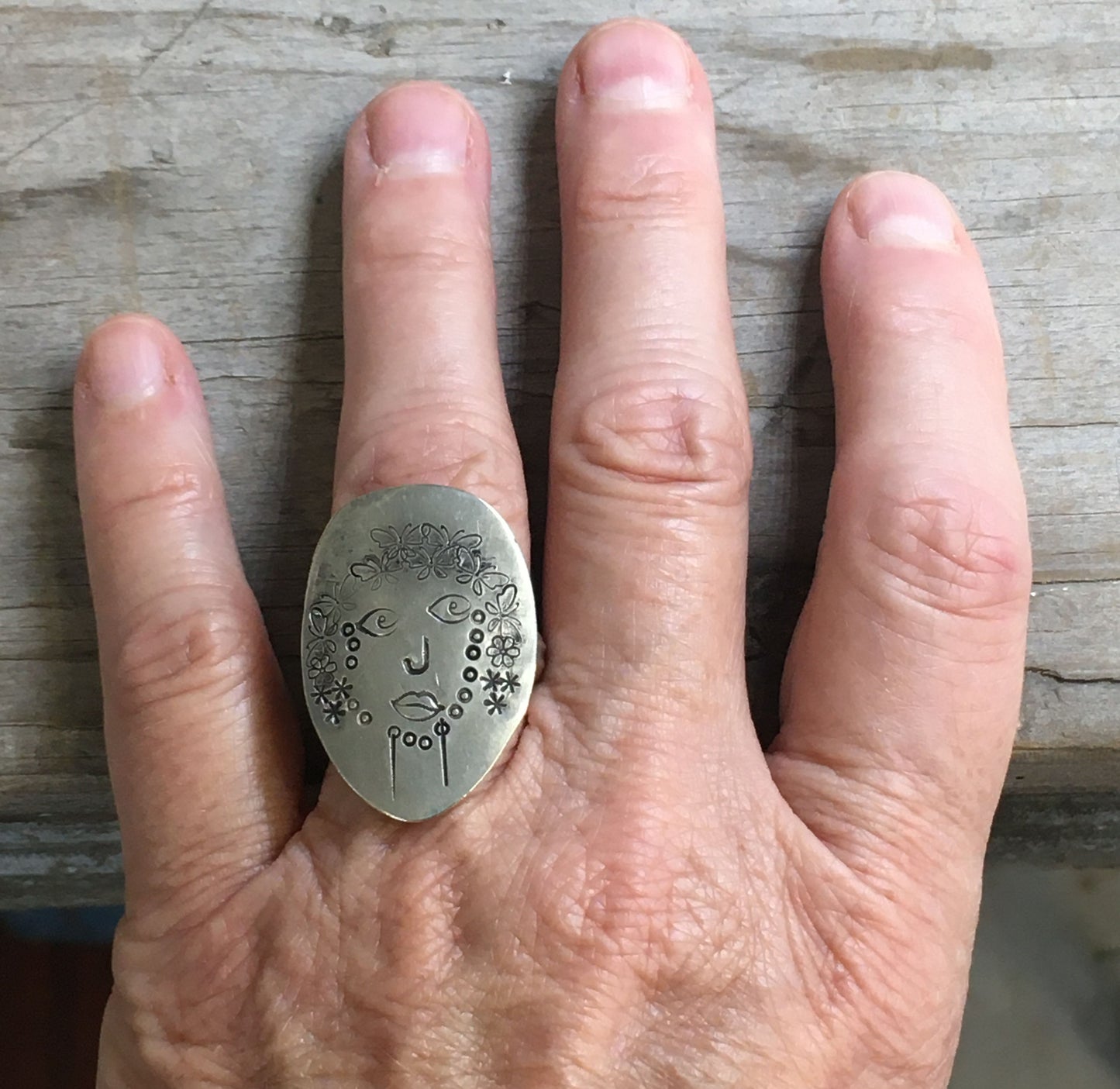 Women of Nature Spoon Ring - RAVEN - Size 7.0