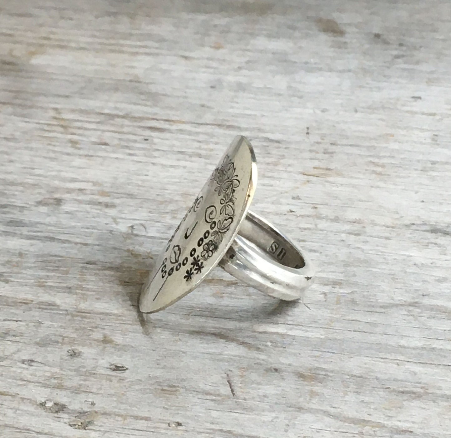 Women of Nature Spoon Ring - RAVEN - Size 7.0