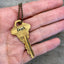 Stamped Key Necklace - FAITH - #4772