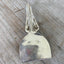 Backside of Cheese Knife Made from Upcycled Silverplate Serving Spoon