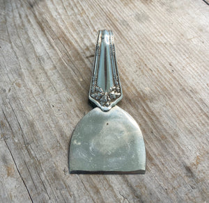 Cheese Knife Made from Upcycled Silverplate Serving Spoon
