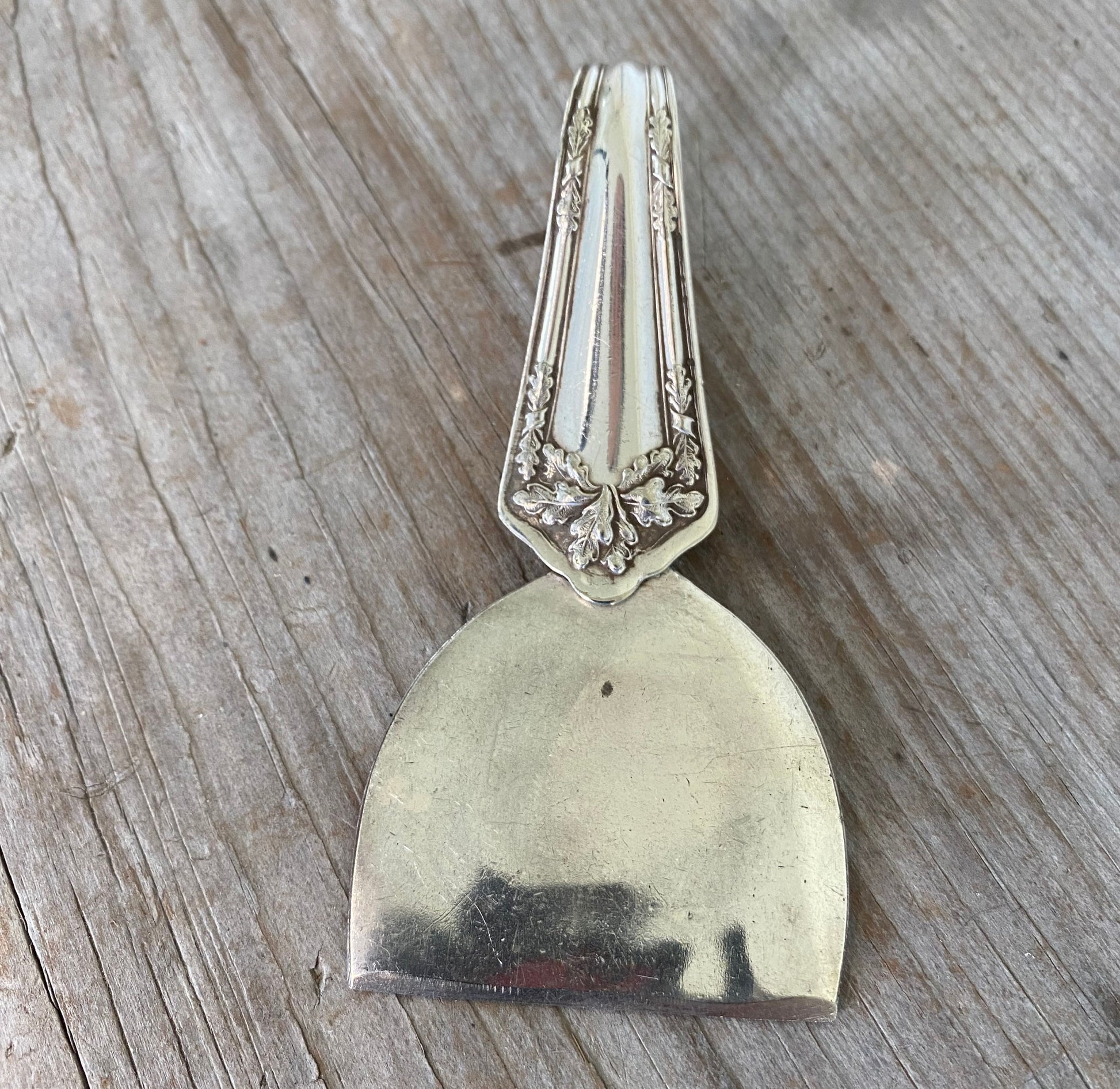 Charcuterie Knife Made from Upcycled Silverplate Serving Spoon