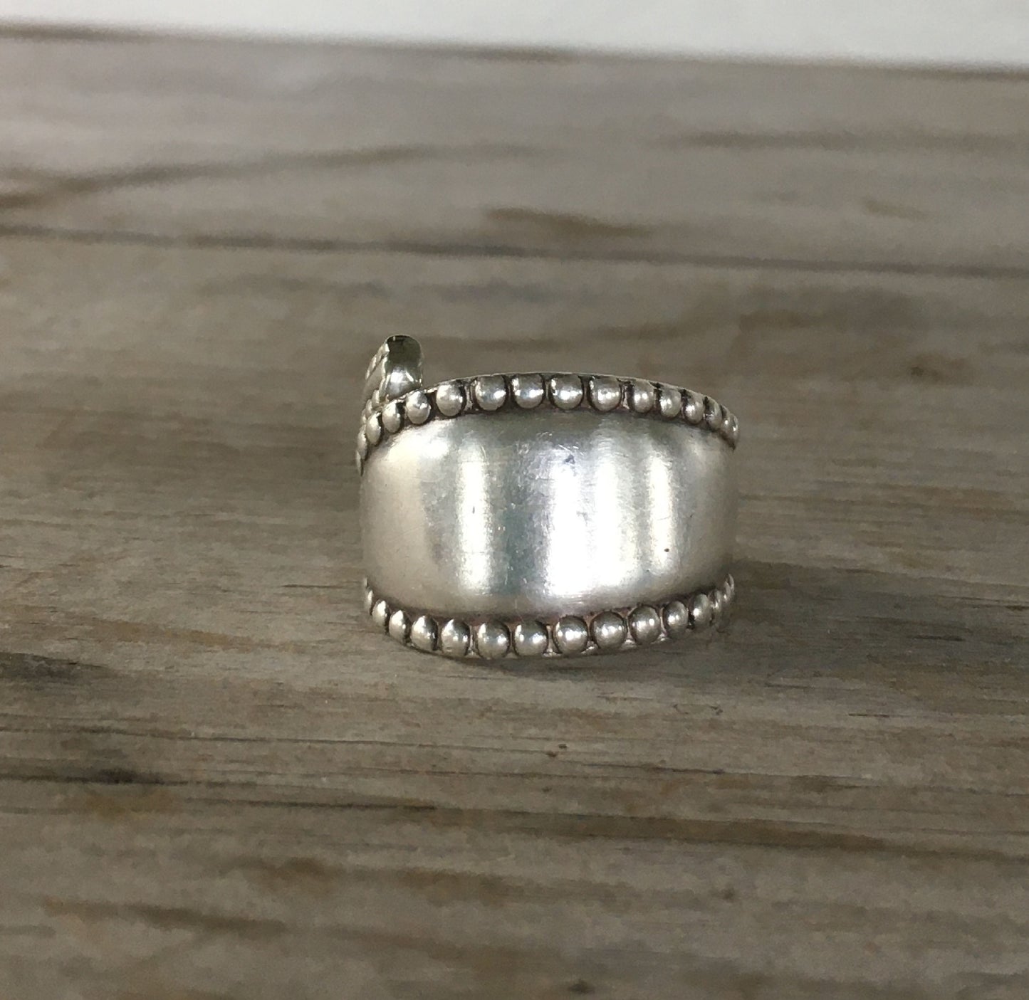 Coil Wrap Spoon Ring From Antique Rogers Vesta Spoon