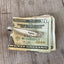 Spoon Money Clip Handstamped with the word VEGAS