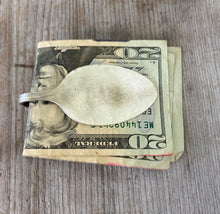 Spoon Money Clip Hand stamped with the word VEGAS