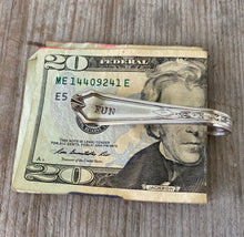 Hand Stamped Spoon Money Clip stamped FUN