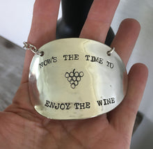 Spoon Wine Label - NOW'S THE TIME TO ENJOY THE WINE