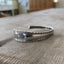 Close up of wave detail on Do Epic Shit Hand stamped spoon bracelet