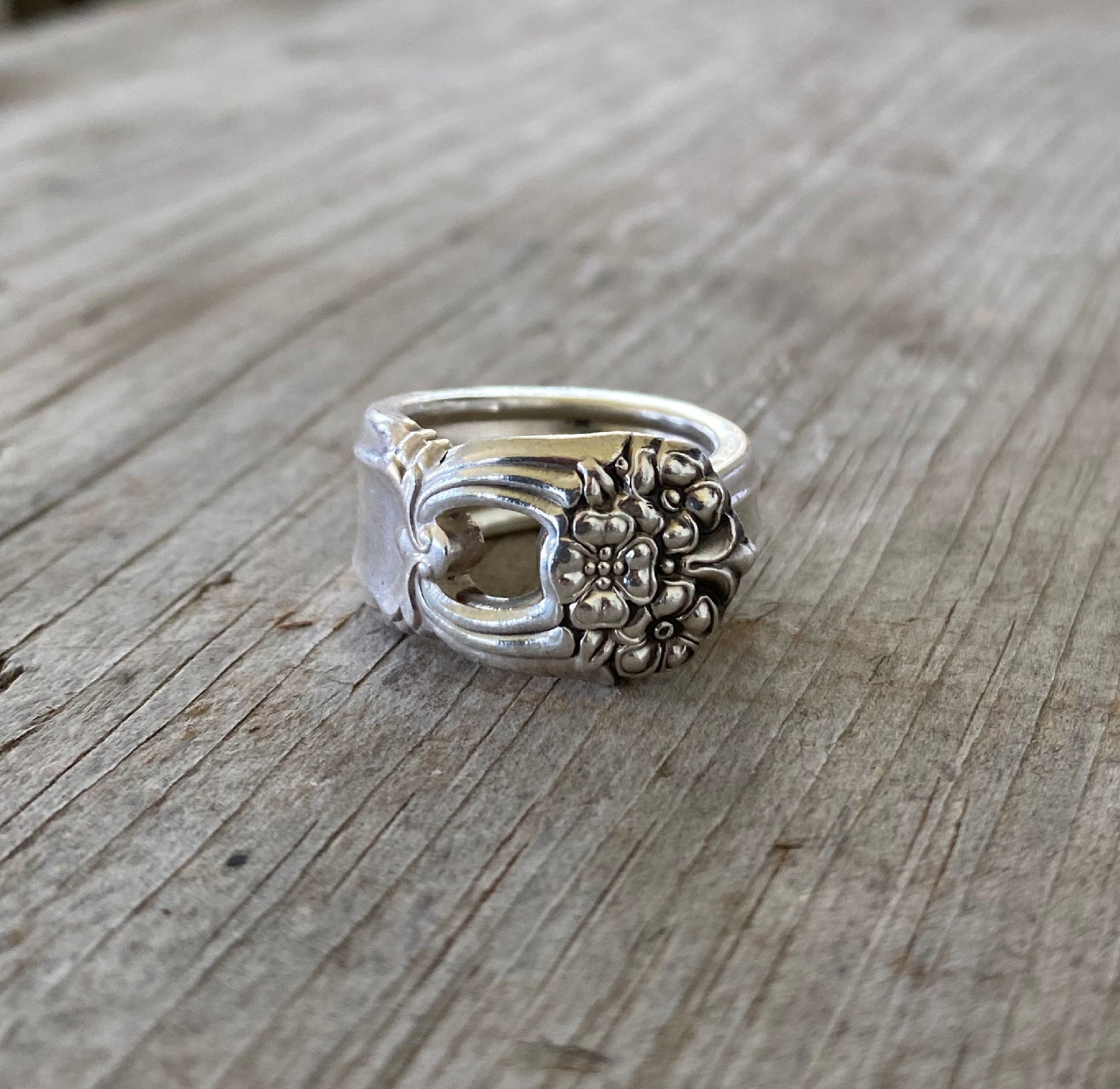 Spoon Ring from 1847 Rogers Eternally Yours pattern