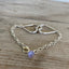 Handmade Fork Tine Heart Bracelet 
