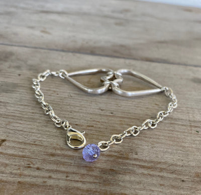 Handmade Fork Tine Heart Bracelet 