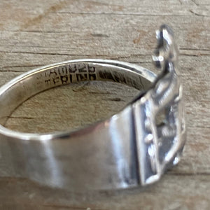 Markings on inside of sterling silver elephant spoon ring