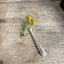 Upcycled vintage 1940 Milady pattern silverplate knife vase with suction cup ready for flowers and water