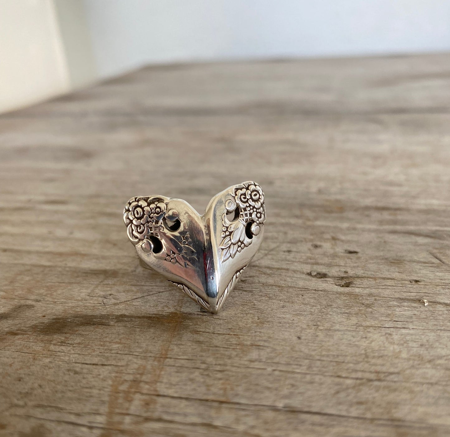 Heart Spoon Ring - LOVELY LADY - Size 9.5