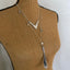 Spoon Chevron Necklace - SL & GH ROGERS "PENDANT" - #5021