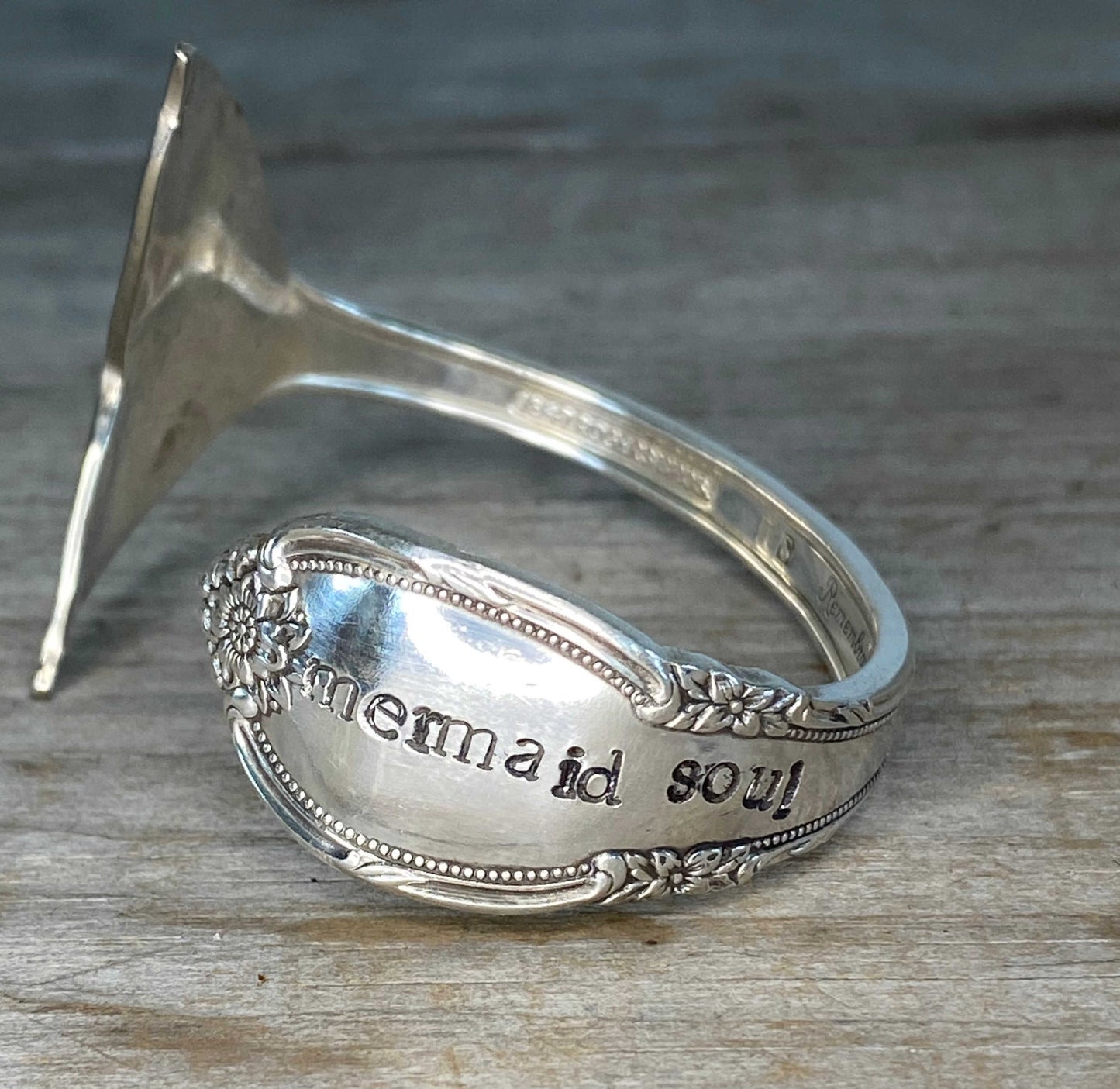 Spoon Cuff Bracelet - Mermaid Soul - Remembrance - #5049