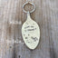 Stamped Spoon Keychain - ENJOY THE JOURNEY -