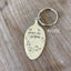 Hand-stamped Enjoy the Journey vintage spoon keychain inspirational travel lover gift