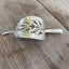 Handmade Hair Barrette from Upcycled cake server 