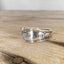 Hand-stamped spoon cuff bracelet from William A. Rogers Meadowbrook/Heather pattern with FREE SPIRIT message and floral design