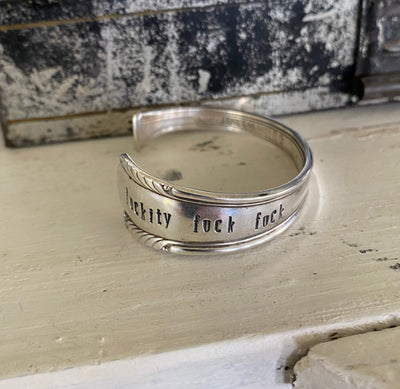 Spoon Cuff Bracelet - FUCKITY FUCK FUCK - CHATHAM