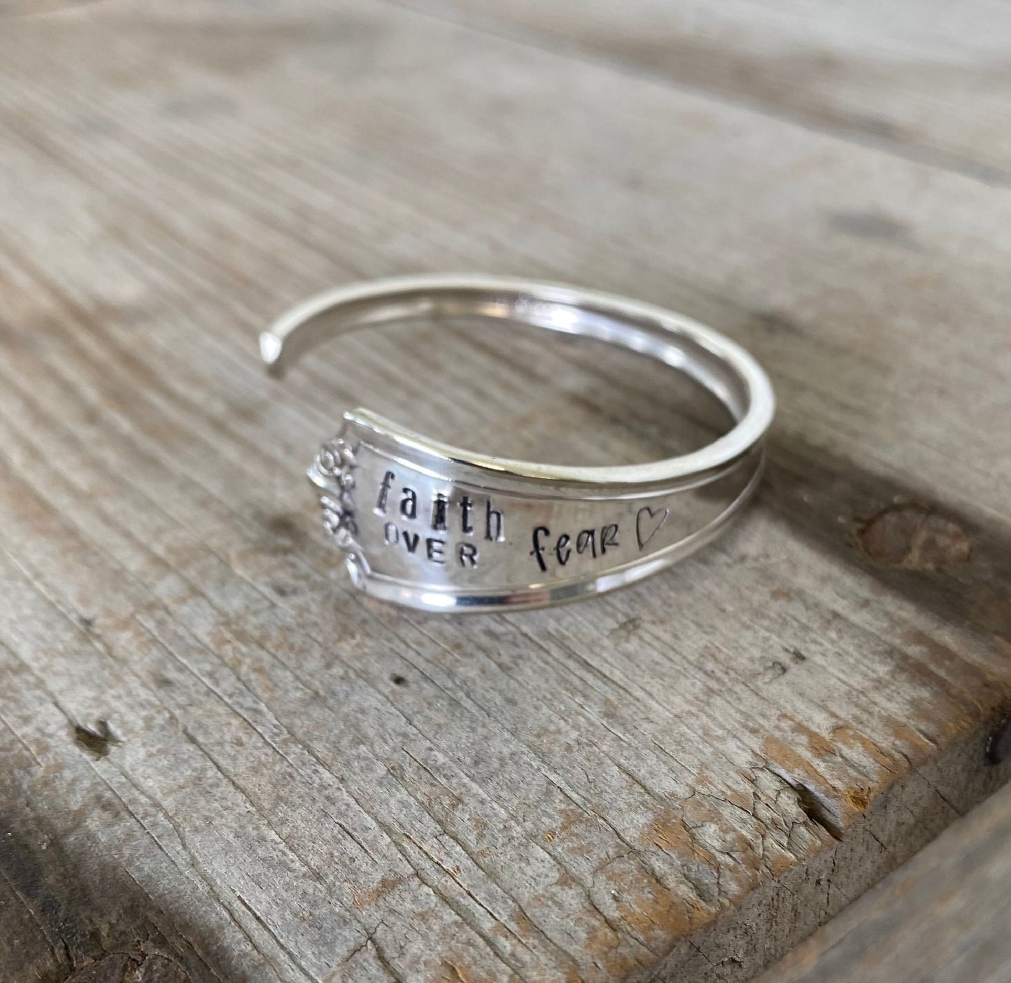 Spoon Cuff Bracelet - FAITH OVER FEAR