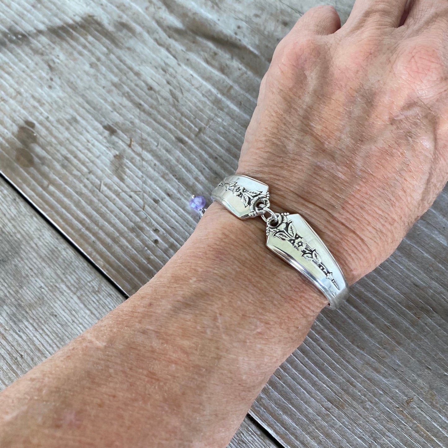 Spoon Link Bracelet - Spring Garden