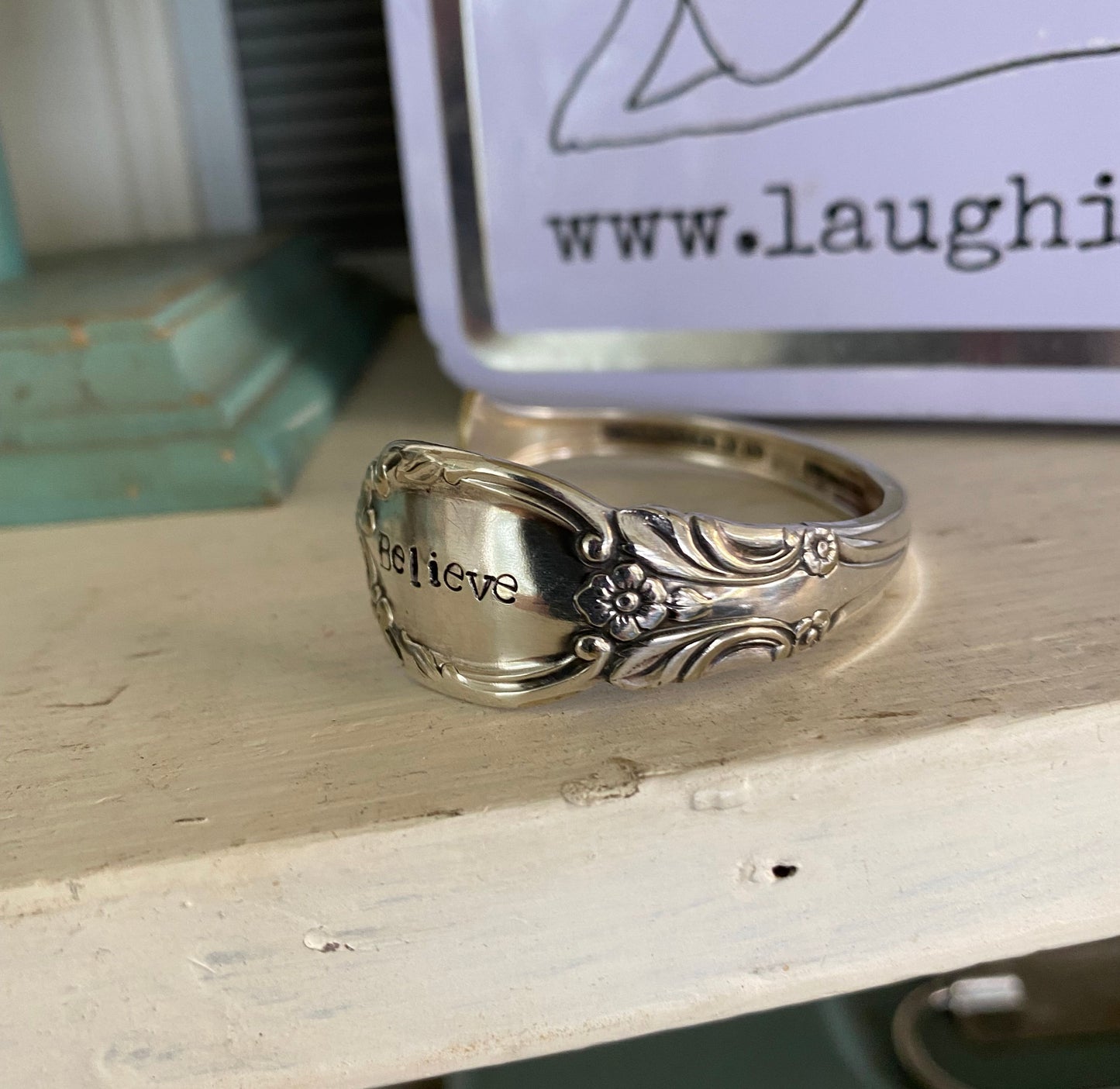 Spoon Cuff Bracelet - BELIEVE - Enchantment - #5089