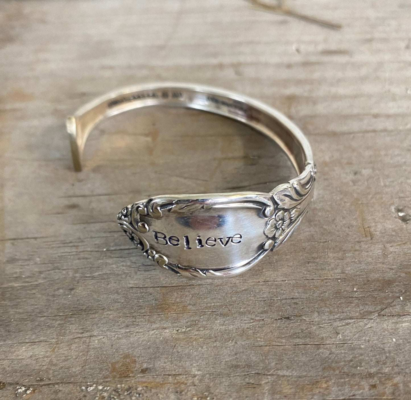 Spoon Cuff Bracelet - BELIEVE - Enchantment - #5089