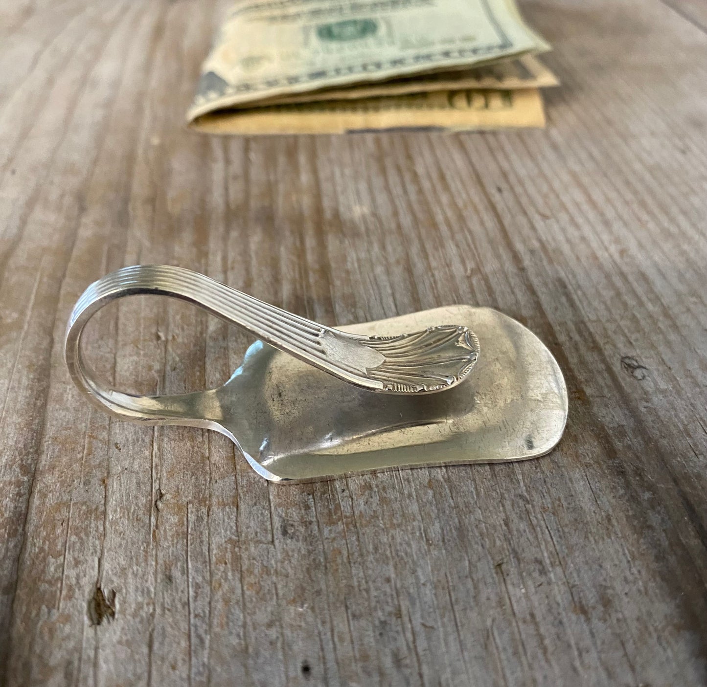 Spoon Money Clip -TIME (is Money)