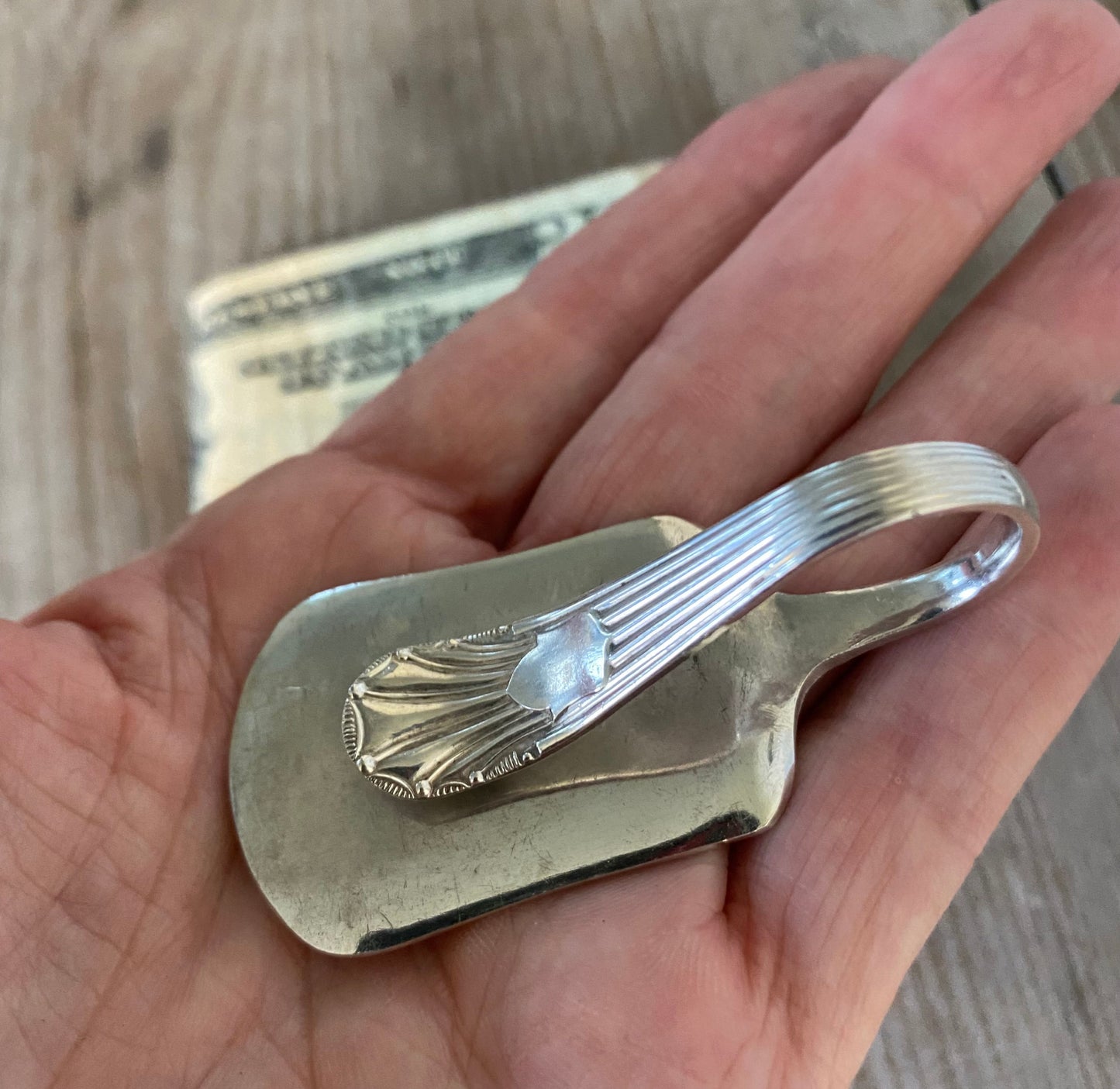 Spoon Money Clip -TIME (is Money)