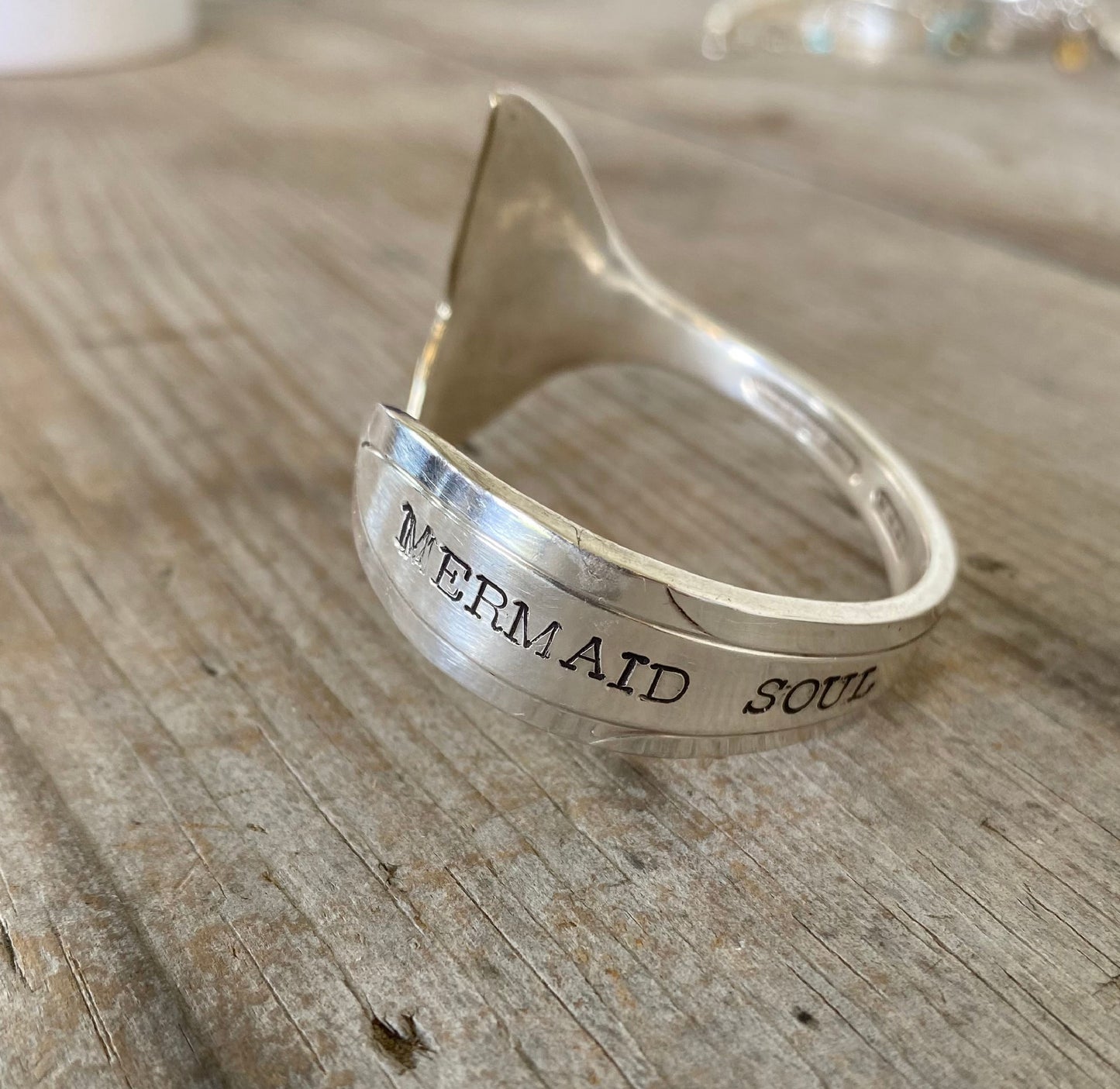 SALE Spoon Cuff Bracelet - Mermaid Soul - #5093