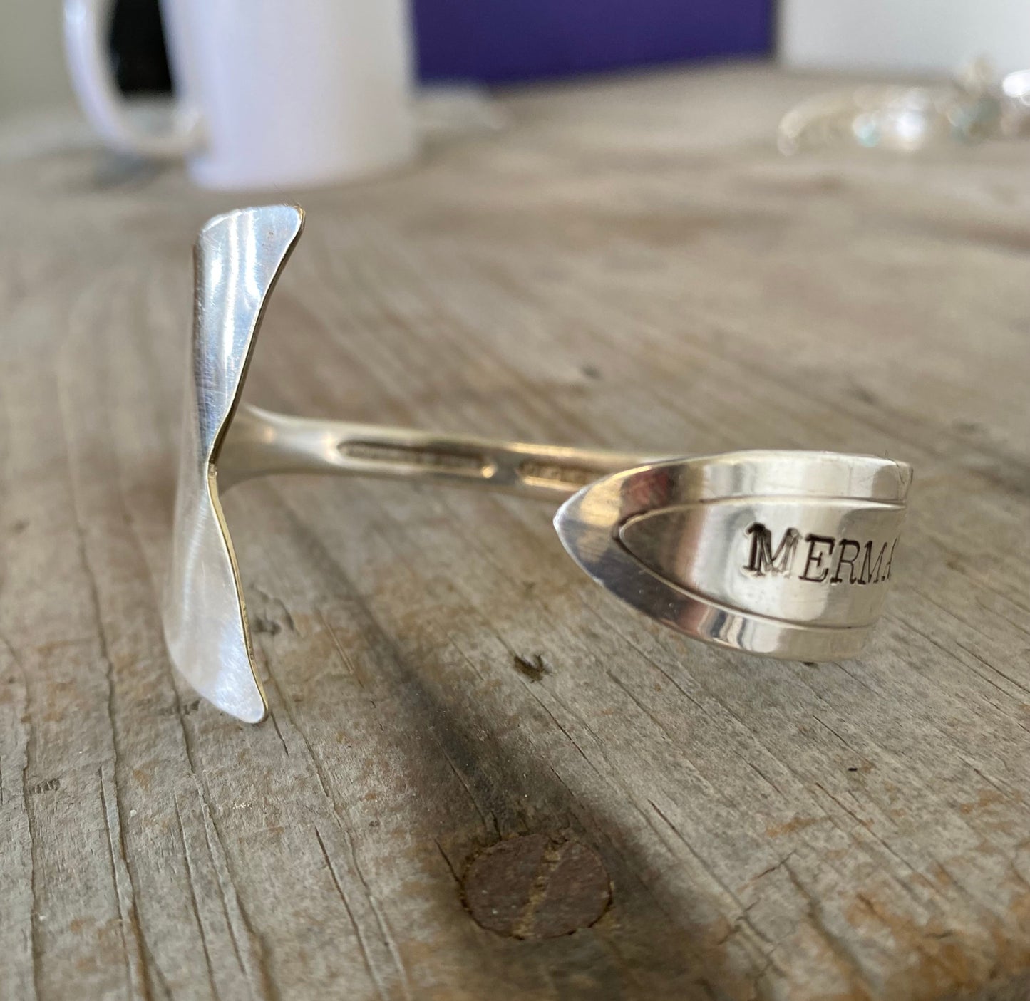 SALE Spoon Cuff Bracelet - Mermaid Soul - #5093