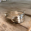 Upcycled silverware spoon cuff bracelet with handstamped words FUCKITY FUCK FUCK