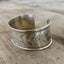 Antique Silver Napkin Ring Cuff Bracelet - BARKER BROTHERS